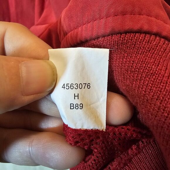 IZOD XFG Golf Mens Pullover Windbreaker Top Jacket XL Red V Neck - Picture 6 of 8